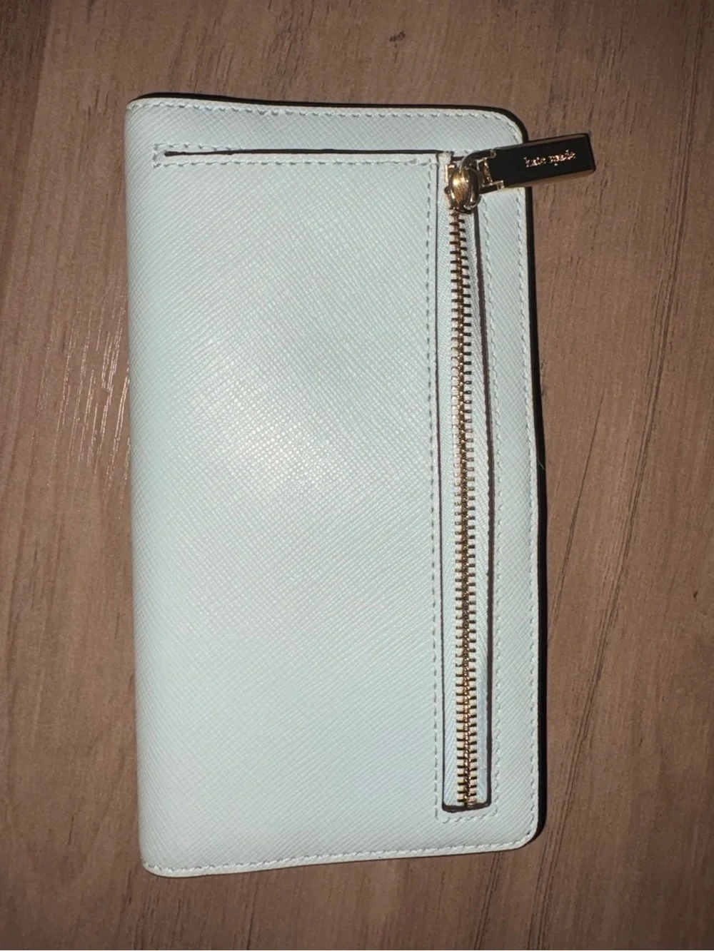kate spade Mint Green Saffiano Zip-Around Wallet - Picture 2 of 3